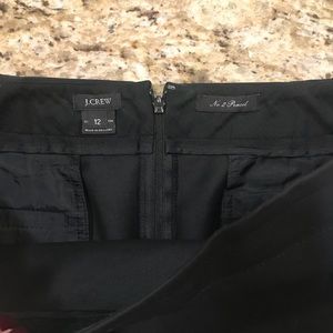 J. Crew #2 pencil skirt - black